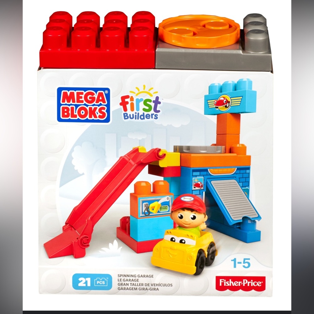 MEGA BLOKS First Builders Garage Set - Picture 2 of 3